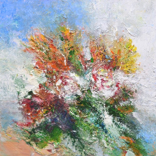 'White Roses, Spring Bouquet' by artist Matthew Bourne